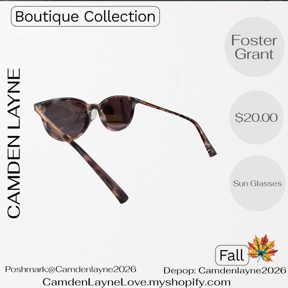 Foster Grant Tortoise Shell Sunglasses - Picture 4 of 8